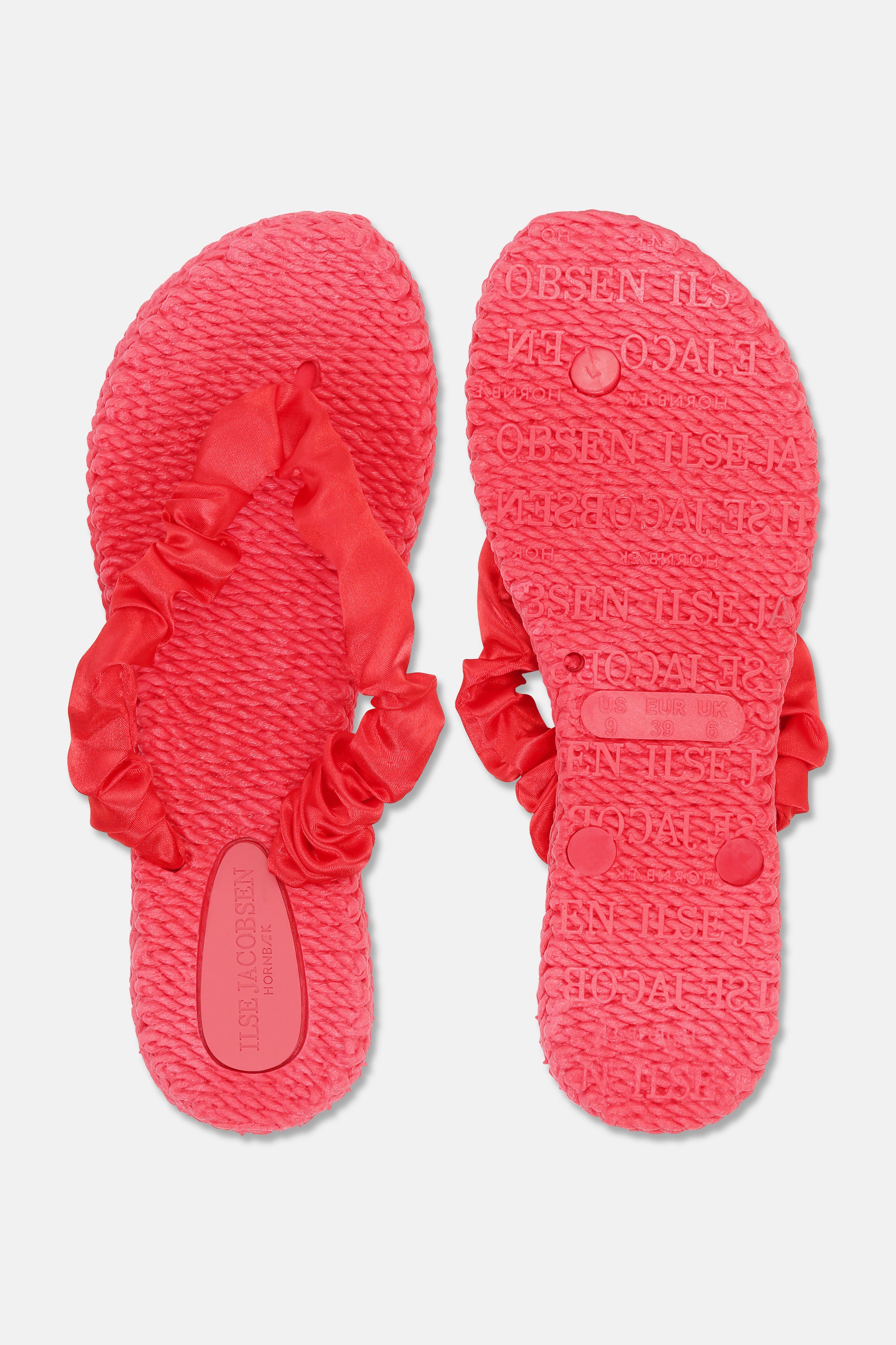 Flip-flops Tekstil - Raspberry